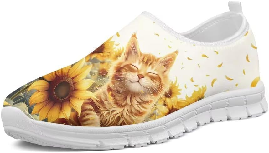 Женские кроссовки Forchrinse Green Hummingbird Peony с легкой подошвой, без шнурков, для прогулок, унисекс, модные кеды из легкого канваса, нескользящие, для мужчин, Sunflower Cat
Женские кроссовки Forchrinse Green Hummingbird Peony с легкой подошвой, без шнурков, для прогулок, унисекс, модные кеды из легкого канваса, нескользящие, для мужчин, Sunflower Cat