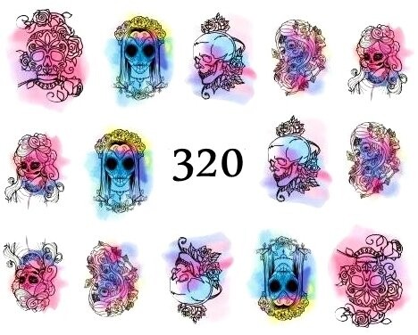 Водные наклейки для ногтей - №320, inna
Водные наклейки для ногтей - №320, inna