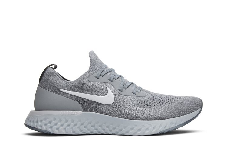 Кроссовки Nike Epic React Flyknit 'Wolf Grey', серый 
Кроссовки Nike Epic React Flyknit 'Wolf Grey', серый
