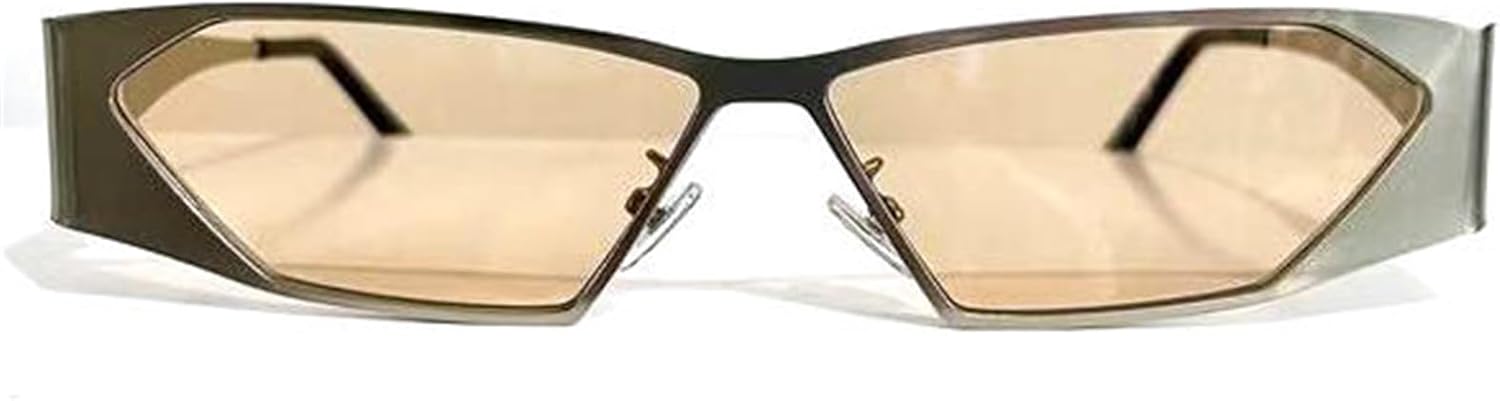 Солнцезащитные очки Willochra Trendy Hexagon для женщин и мужчин, в стиле Y2K, маленькие, винтажные, золотистые, с геометрическим металлическим оправой, квадратные, с защитой от УФ-излучения UV400, C3
Солнцезащитные очки Willochra Trendy Hexagon для женщин и мужчин, в стиле Y2K, маленькие, винтажные, золотистые, с геометрическим металлическим оправой, квадратные, с защитой от УФ-излучения UV400, C3