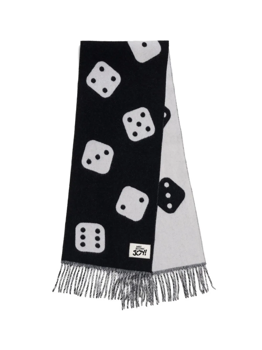 Шарф The Dice с бахромой MARC JACOBS, черный
Шарф The Dice с бахромой MARC JACOBS, черный