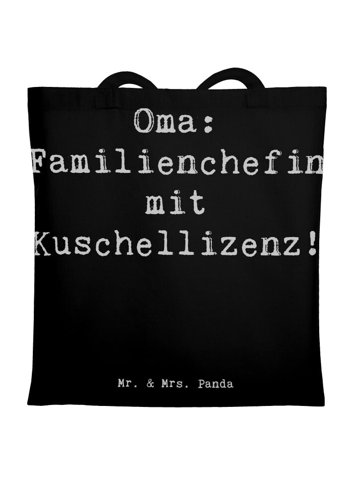 Сумка для переноски Mr & Mrs Panda Oma Familienchefin, черный
Сумка для переноски Mr & Mrs Panda Oma Familienchefin, черный