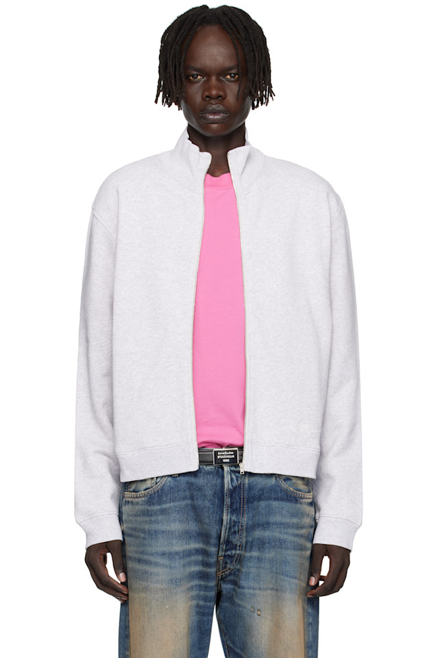 Acne Studios Серая толстовка на молнии
Acne Studios Серая толстовка на молнии