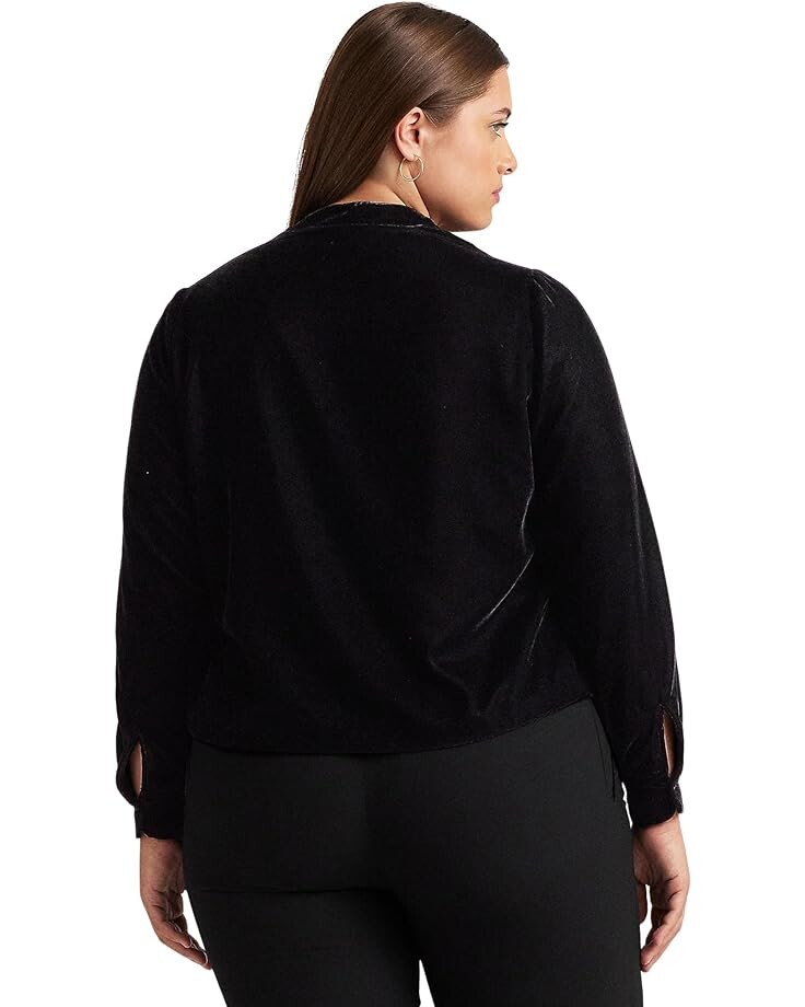 Блуза LAUREN Ralph Lauren Plus-Size Pleated Velvet Surplice Blouse, цвет Black Velvet
Блуза LAUREN Ralph Lauren Plus-Size Pleated Velvet Surplice Blouse, цвет Black Velvet