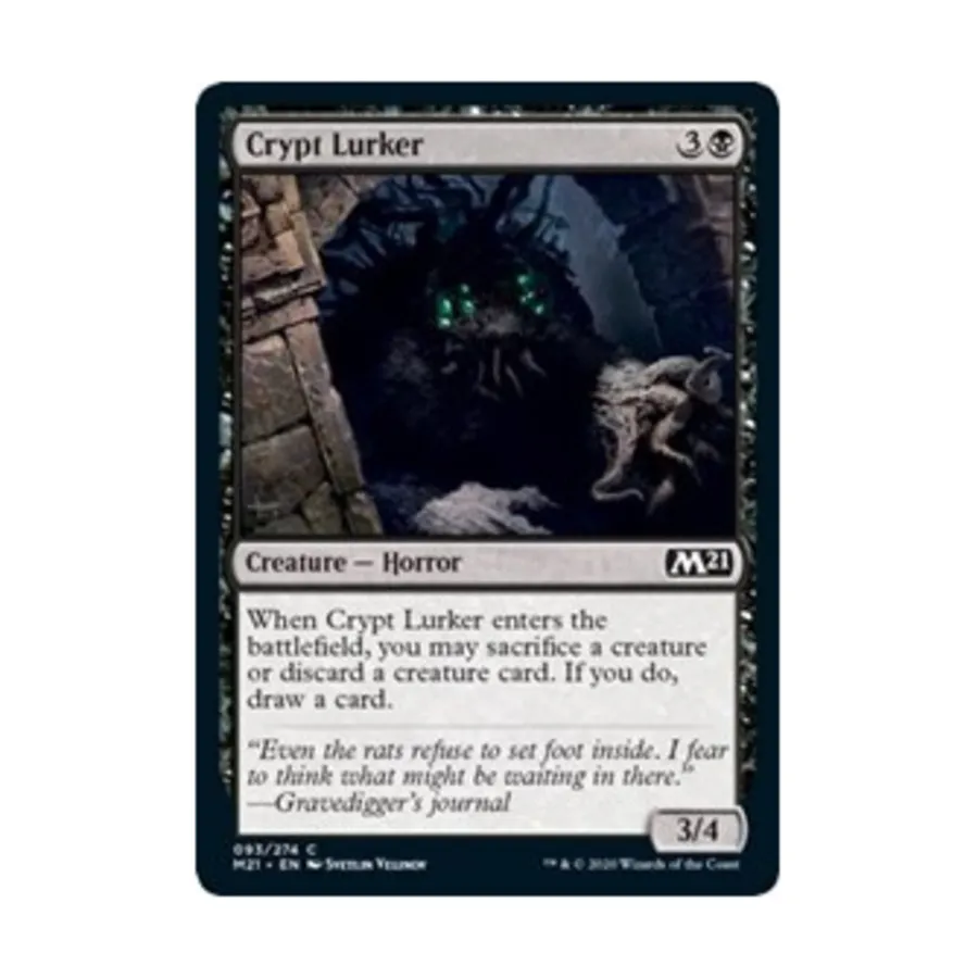 CCG Соглядатай в склепе (клавиша C), MTG - Core Set 2021
CCG Соглядатай в склепе (клавиша C), MTG - Core Set 2021