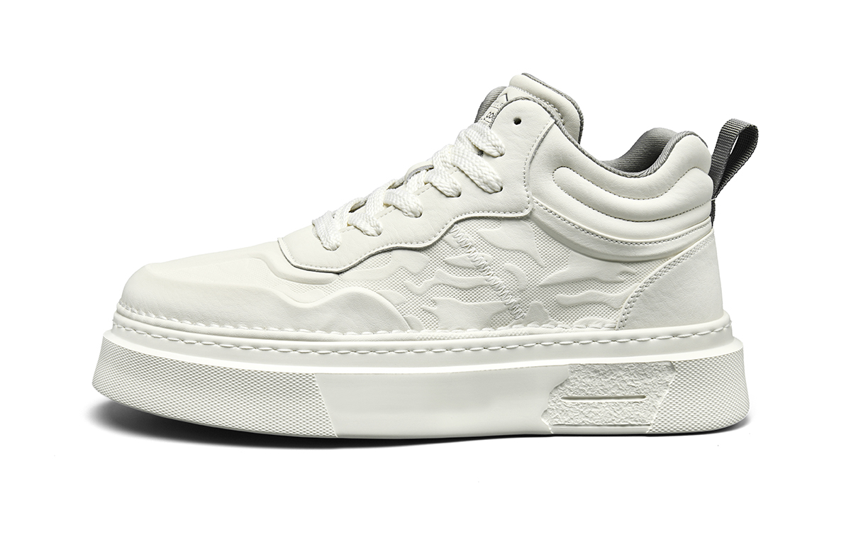 HLA Повседневные мужские туфли средней высоты. Белый, бежевый, черный 
HLA Повседневные мужские туфли средней высоты. Белый, бежевый, черный