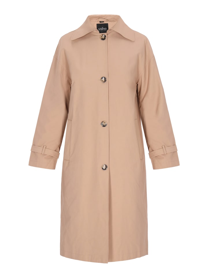 Тренч usha BLACK LABEL, бежевый 
Тренч usha BLACK LABEL, бежевый