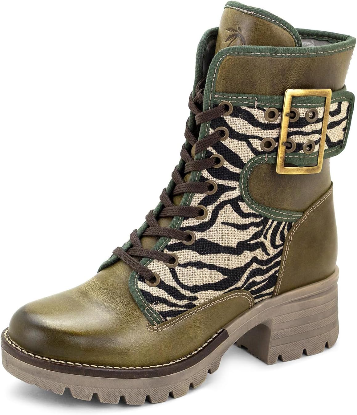 Массивные ботинки Dromedaris на шнуровке с внутренней молнией Kanga, Olive/Zebra
Массивные ботинки Dromedaris на шнуровке с внутренней молнией Kanga, Olive/Zebra
