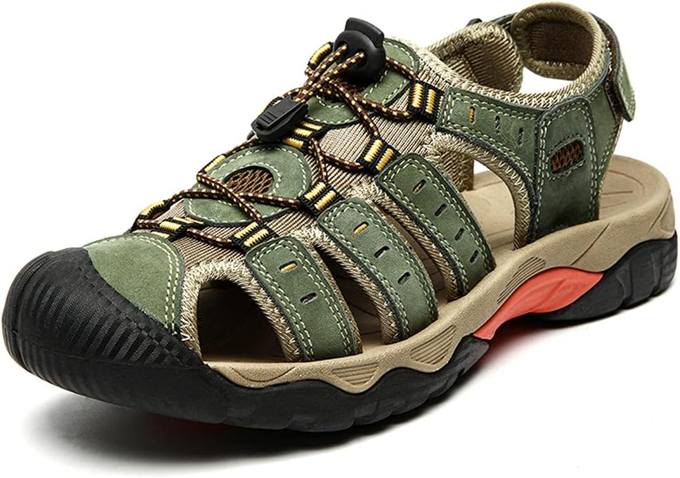 Мужские спортивные походные сандалии Veslexth, летние спортивные сандалии-фишеры, регулируемые амфибийные повседневные пляжные сандалии, зеленый
Мужские спортивные походные сандалии Veslexth, летние спортивные сандалии-фишеры, регулируемые амфибийные повседневные пляжные сандалии, зеленый