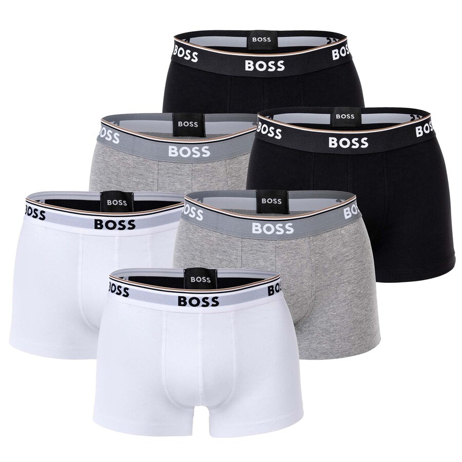 Боксерские шорты BOSS, цвет mottled grey/Black/White 
Боксерские шорты BOSS, цвет mottled grey/Black/White