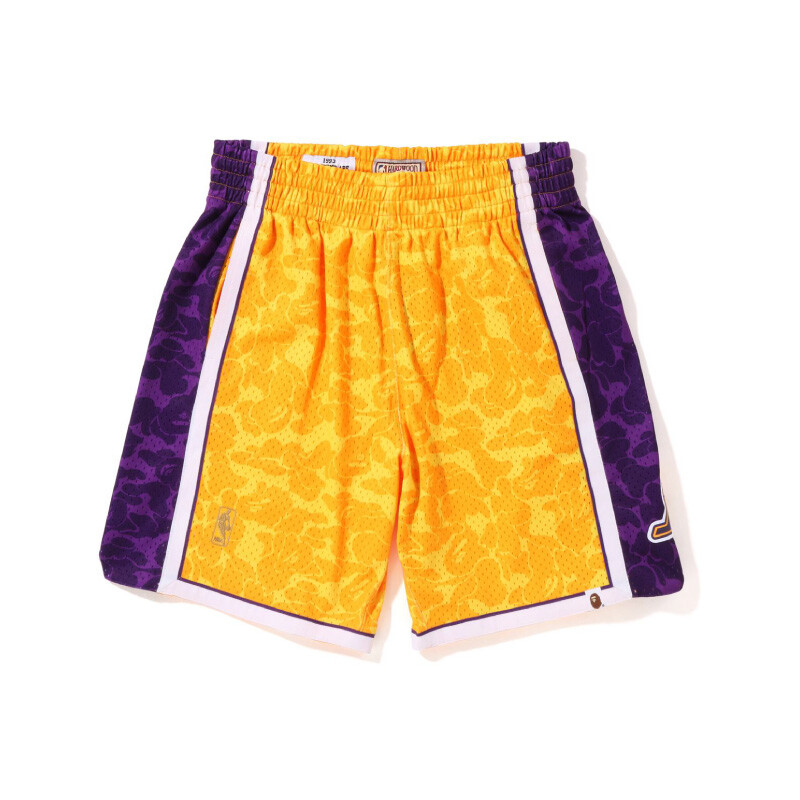 Баскетбольные шорты Bape X Mitchell & Ness для мужчин A Bathing Ape, фиолетовый
Баскетбольные шорты Bape X Mitchell & Ness для мужчин A Bathing Ape, фиолетовый