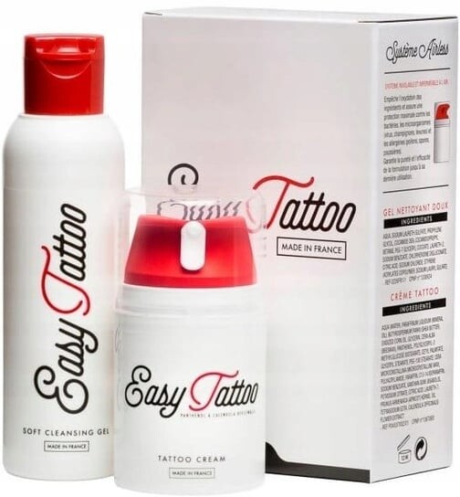 Крем, 50 мл + гель, 125 мл Easy Tattoo, Easytattoo Tattoo Kit
Крем, 50 мл + гель, 125 мл Easy Tattoo, Easytattoo Tattoo Kit