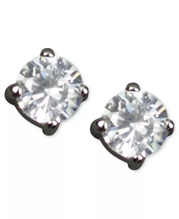 Серьги, круглые гвоздики с кубическим цирконием (3/4 карата) Givenchy, rhodium
Серьги, круглые гвоздики с кубическим цирконием (3/4 карата) Givenchy, rhodium