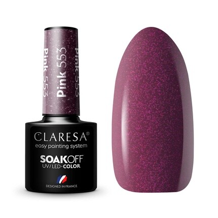 Коллекция лаков для ногтей Claresa UV LED Hybrid Manicure Soak Off — 5 мл, розовый цвет, № 553
Коллекция лаков для ногтей Claresa UV LED Hybrid Manicure Soak Off — 5 мл, розовый цвет, № 553
