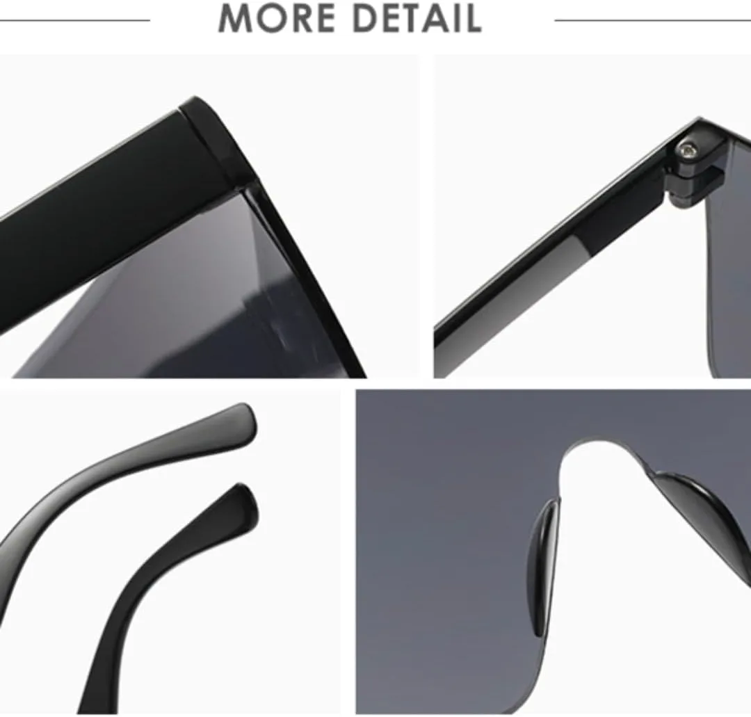 Модные популярные ультралегкие тонкие солнцезащитные очки с большой оправой, защитой от УФ-излучения, для уличной фотосъемки и вождения VVTWSSW, Black Black
Модные популярные ультралегкие тонкие солнцезащитные очки с большой оправой, защитой от УФ-излучения, для уличной фотосъемки и вождения VVTWSSW, Black Black