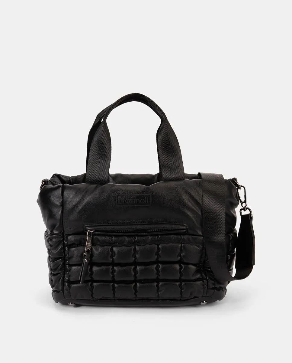 Стеганая сумка со сборками и двумя ручками Pepe Moll, черный
Стеганая сумка со сборками и двумя ручками Pepe Moll, черный