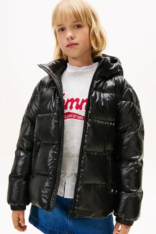 Детский пуховик Tommy Hilfiger, черный
Детский пуховик Tommy Hilfiger, черный
