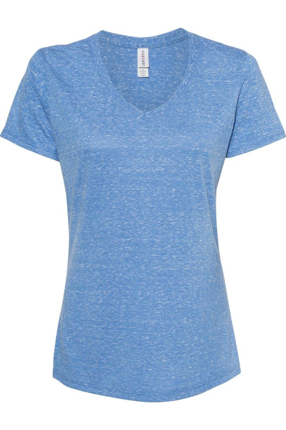 JERZEES Женская футболка Snow Heather Jersey с V-образным вырезом, цвет royal
JERZEES Женская футболка Snow Heather Jersey с V-образным вырезом, цвет royal