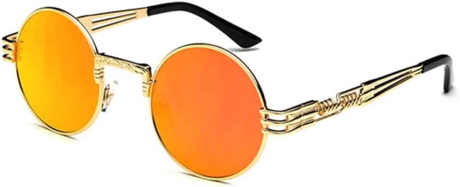 Ретро-стимпанк круглые металлические солнцезащитные очки для мужчин и женщин с двойными пружинными дужками, цветные, с защитой от УФ-излучения UV400 LANGSER, N9 Gold Orangered
Ретро-стимпанк круглые металлические солнцезащитные очки для мужчин и женщин с двойными пружинными дужками, цветные, с защитой от УФ-излучения UV400 LANGSER, N9 Gold Orangered