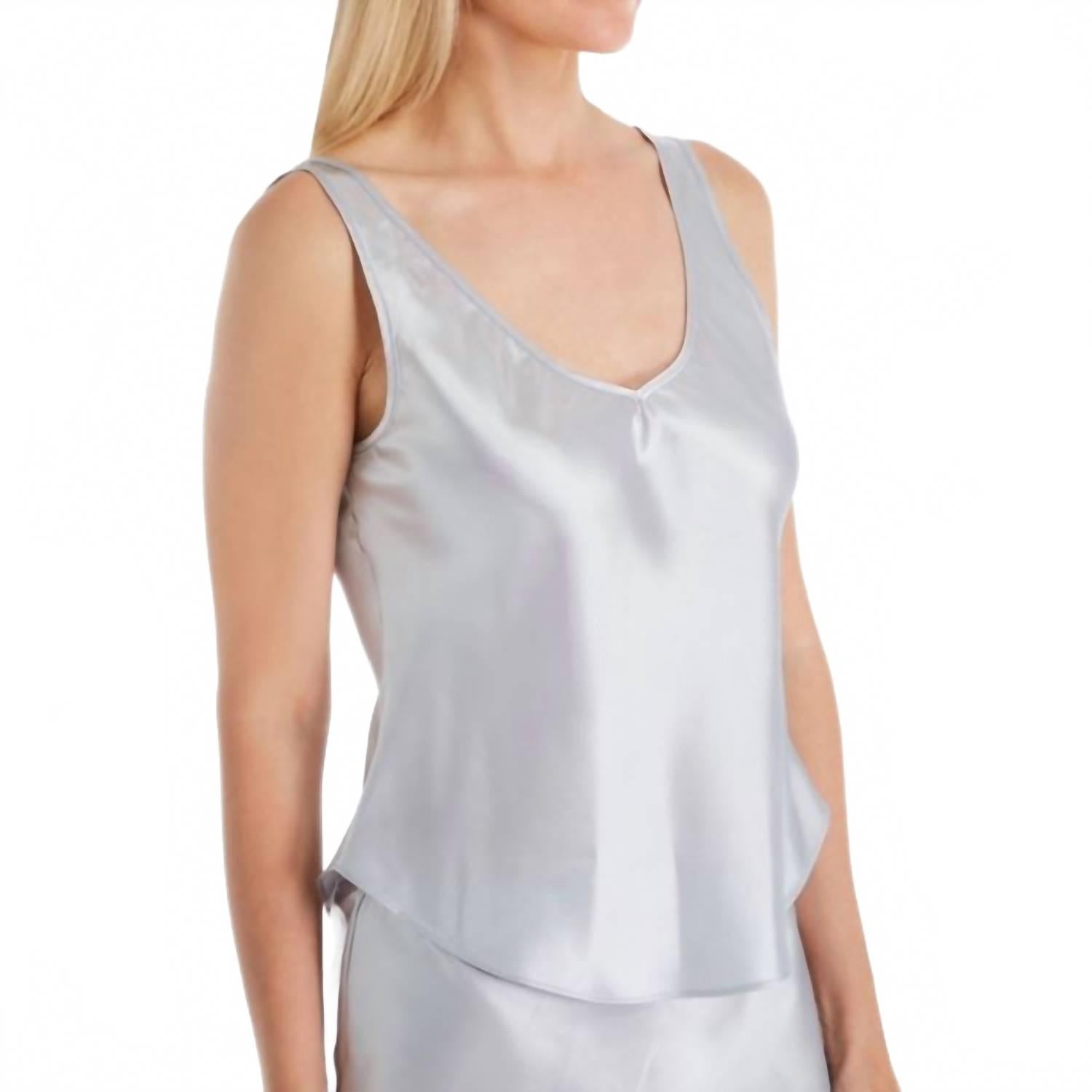 Shadowline Lingerie Сатиновая майка на бретелях серебристого цвета
Shadowline Lingerie Сатиновая майка на бретелях серебристого цвета