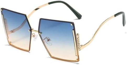 2026 Модные безободковые квадратные солнцезащитные очки для женщин, винтажные солнцезащитные очки с бриллиантами, разноцветные, защита от УФ-излучения UV400 MTZJH, Blue2730
2026 Модные безободковые квадратные солнцезащитные очки для женщин, винтажные солнцезащитные очки с бриллиантами, разноцветные, защита от УФ-излучения UV400 MTZJH, Blue2730