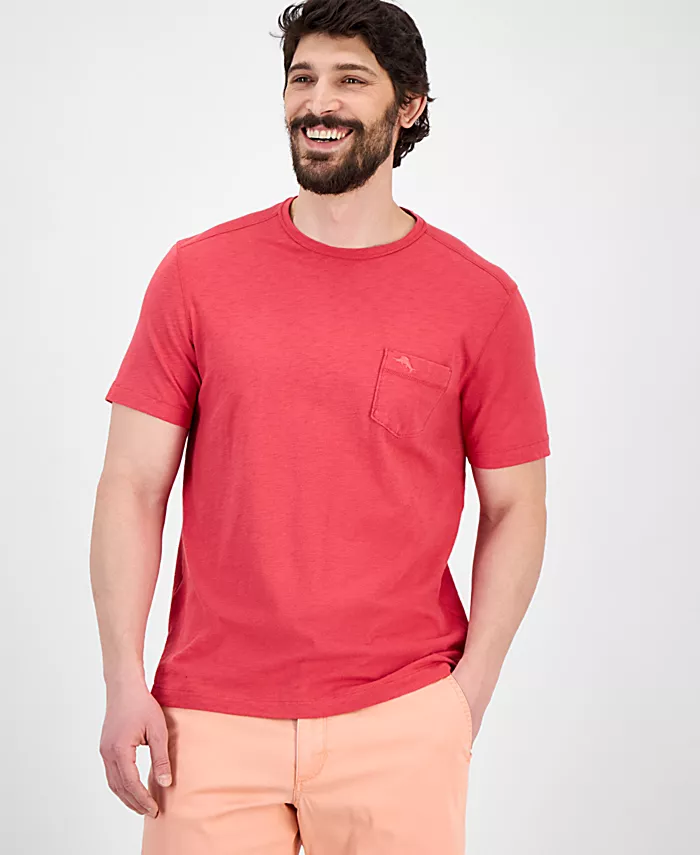 Мужская футболка с коротким рукавом, круглым вырезом и карманом Canal Tommy Bahama, красный
Мужская футболка с коротким рукавом, круглым вырезом и карманом Canal Tommy Bahama, красный