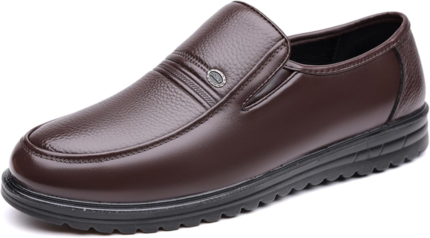 Мужские черные кожаные лоферы без шнурков, стильная обувь для официальных и повседневных мероприятий Aokisx
Мужские черные кожаные лоферы без шнурков, стильная обувь для официальных и повседневных мероприятий Aokisx