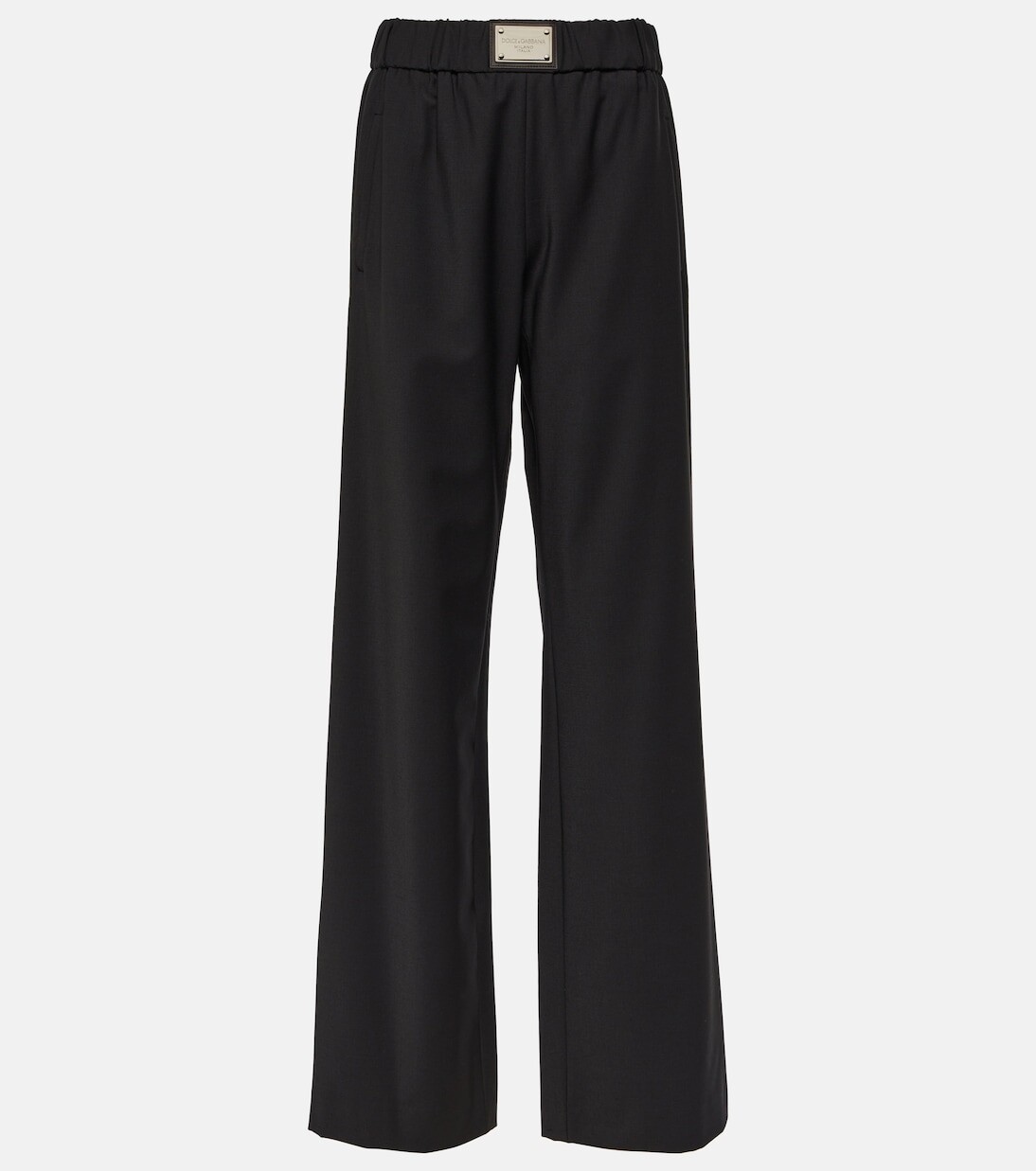 Широкие брюки из смесовой шерсти Dolce&Gabbana, черный
Широкие брюки из смесовой шерсти Dolce&Gabbana, черный