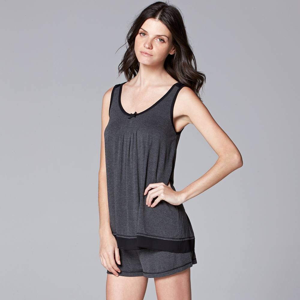 Женский базовый роскошный топ на бретелях и боксеры Simply Vera Vera Wang, цвет Heather Coal
Женский базовый роскошный топ на бретелях и боксеры Simply Vera Vera Wang, цвет Heather Coal