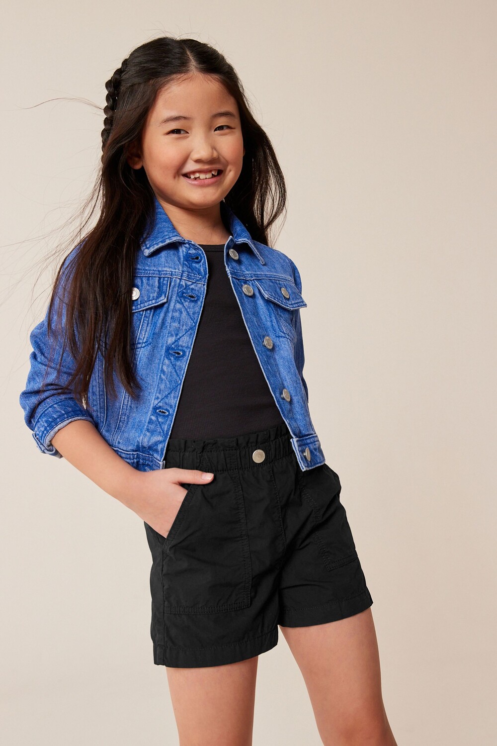 Шорты из хлопкового поплина (3-16 лет) Next, черный
Шорты из хлопкового поплина (3-16 лет) Next, черный