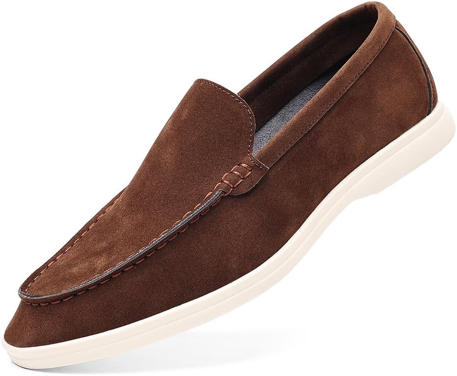 Мужские замшевые лоферы Santimon с отделкой слип-он, повседневная обувь для офиса, легкие мокасины для ходьбы с комфортной подошвой для работы, ежедневных дел и путешествий, Coffee
Мужские замшевые лоферы Santimon с отделкой слип-он, повседневная обувь для офиса, легкие мокасины для ходьбы с комфортной подошвой для работы, ежедневных дел и путешествий, Coffee