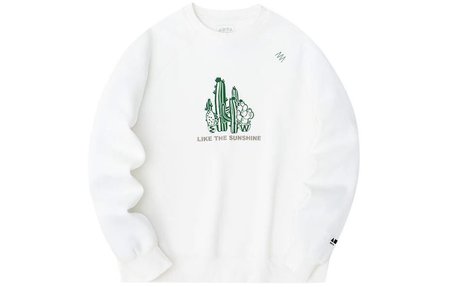 Свитшот Life Collection унисекс цвета слоновой кости и белого цвета Anta, белый 
Свитшот Life Collection унисекс цвета слоновой кости и белого цвета Anta, белый