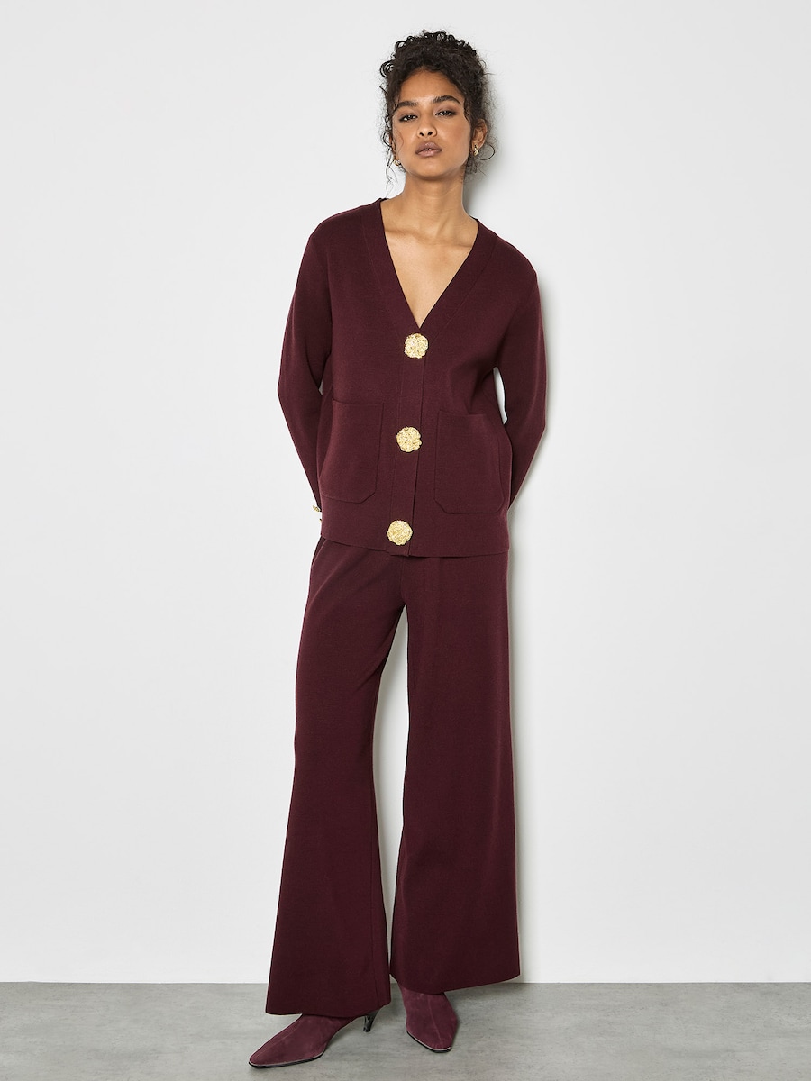 Вязаный кардиган Apricot, бордовый
Вязаный кардиган Apricot, бордовый