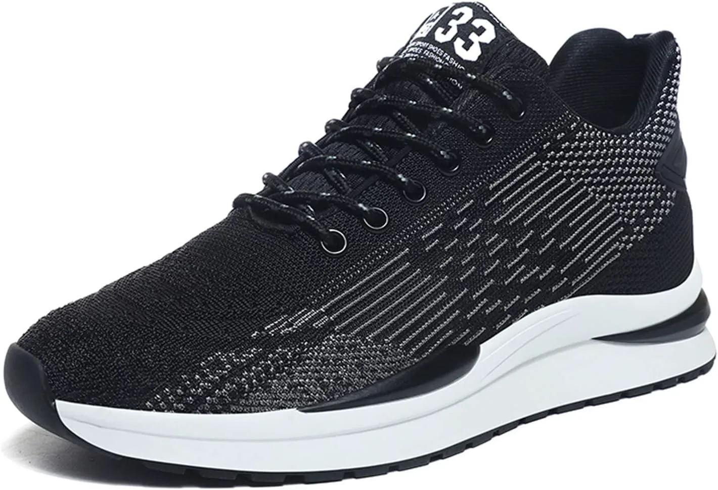 Мужские кроссовки-лифты с невидимым увеличением роста, спортивные повседневные кеды на шнуровке, делают вас выше, высота каблука - 6 см / 2,36 дюйма, скрытый каблук Meidiastra, черный
Мужские кроссовки-лифты с невидимым увеличением роста, спортивные повседневные кеды на шнуровке, делают вас выше, высота каблука - 6 см / 2,36 дюйма, скрытый каблук Meidiastra, черный