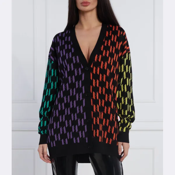 Удлиненный кардиган с добавлением шерсти Karl Lagerfeld, мультиколор
Удлиненный кардиган с добавлением шерсти Karl Lagerfeld, мультиколор