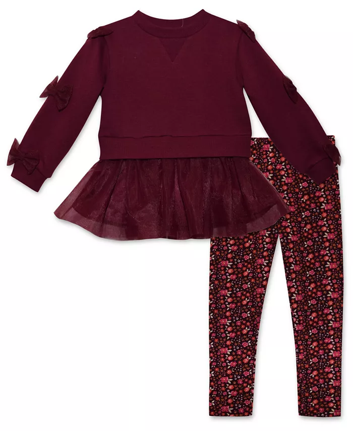 Детский комплект для девочек из двух предметов: топ с длинными рукавами и брюки Blueberi Boulevard, красный
Детский комплект для девочек из двух предметов: топ с длинными рукавами и брюки Blueberi Boulevard, красный