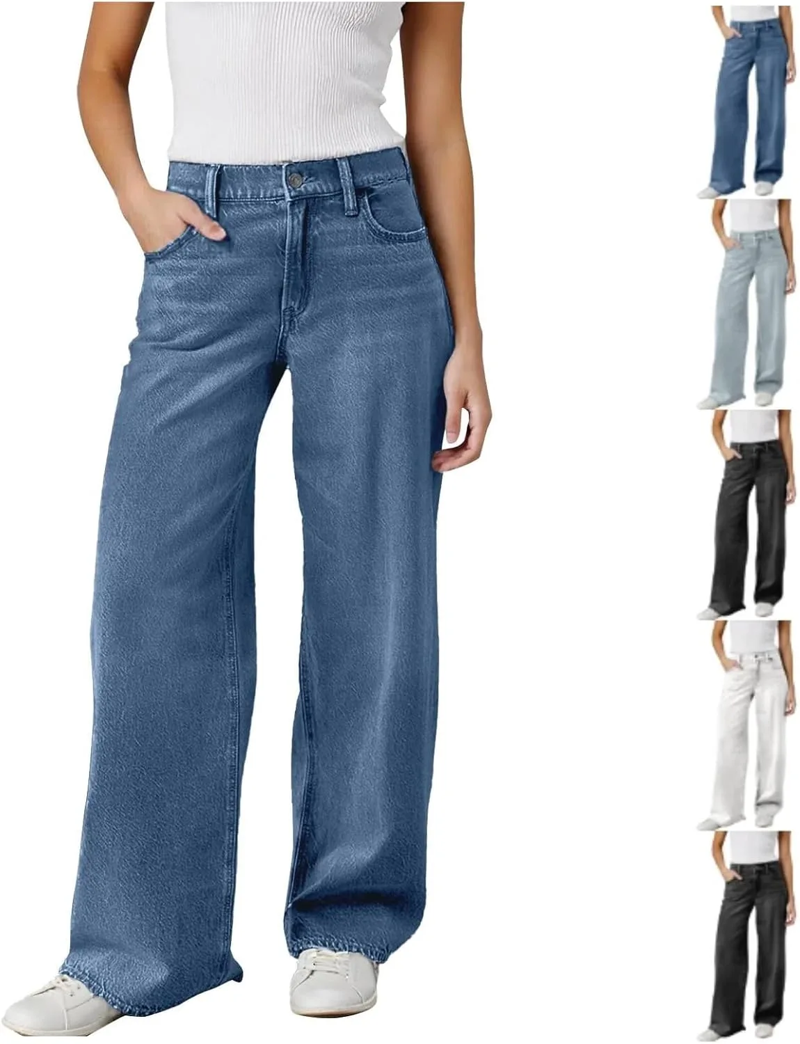 Женские джинсы Wide Leg High Rise Stretchy Straight Leg hmbudp
Женские джинсы Wide Leg High Rise Stretchy Straight Leg hmbudp