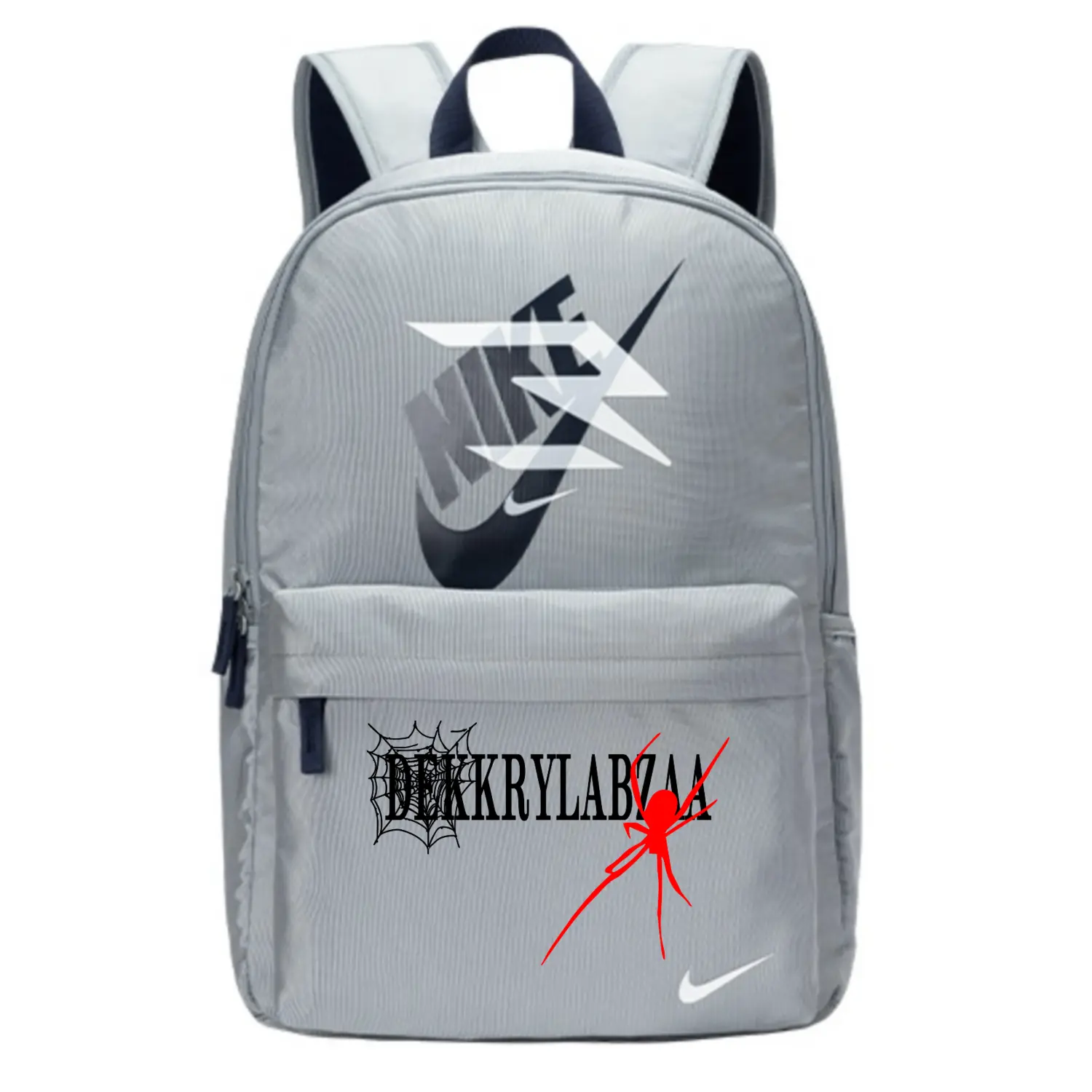 Nike Полиэстеровый рюкзак унисекс светло-серый волчий, Spider
Nike Полиэстеровый рюкзак унисекс светло-серый волчий, Spider