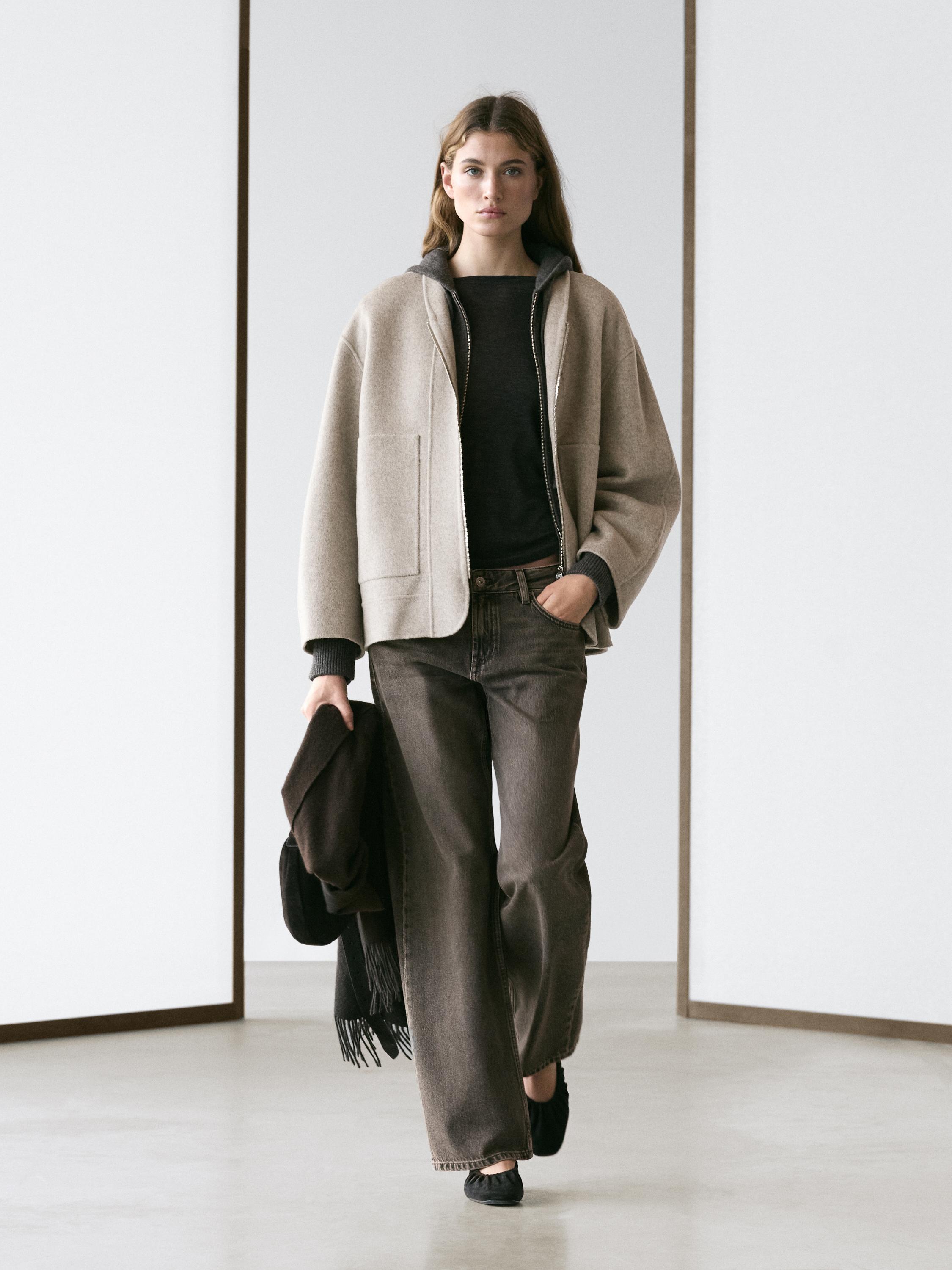 Пальто из смесовой шерсти на молнии Massimo Dutti, pearl grey
Пальто из смесовой шерсти на молнии Massimo Dutti, pearl grey