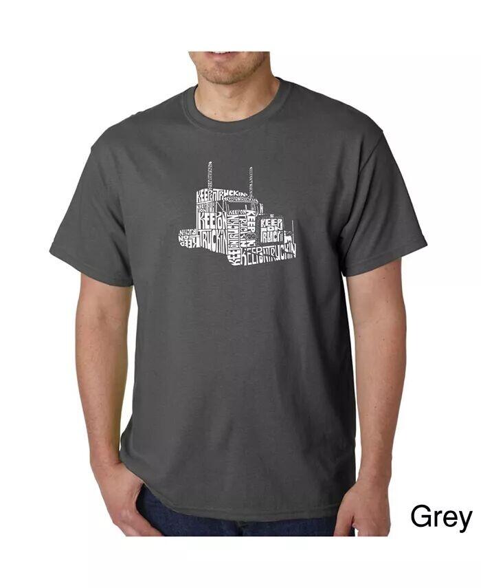 Мужская футболка с рисунком Word Art — Keep on Truckin LA Pop Art, серый
Мужская футболка с рисунком Word Art — Keep on Truckin LA Pop Art, серый