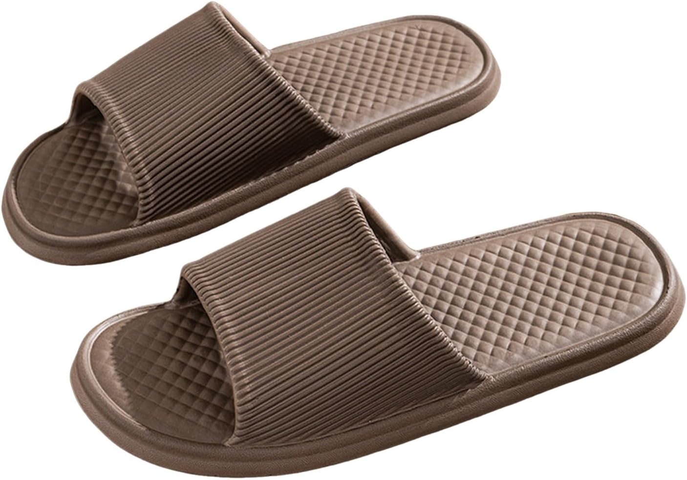 Домашние тапочки для женщин и мужчин, легкие нескользящие тапочки для душа, пляжные сандалии для дома и улицы Generic, Coffee
Домашние тапочки для женщин и мужчин, легкие нескользящие тапочки для душа, пляжные сандалии для дома и улицы Generic, Coffee