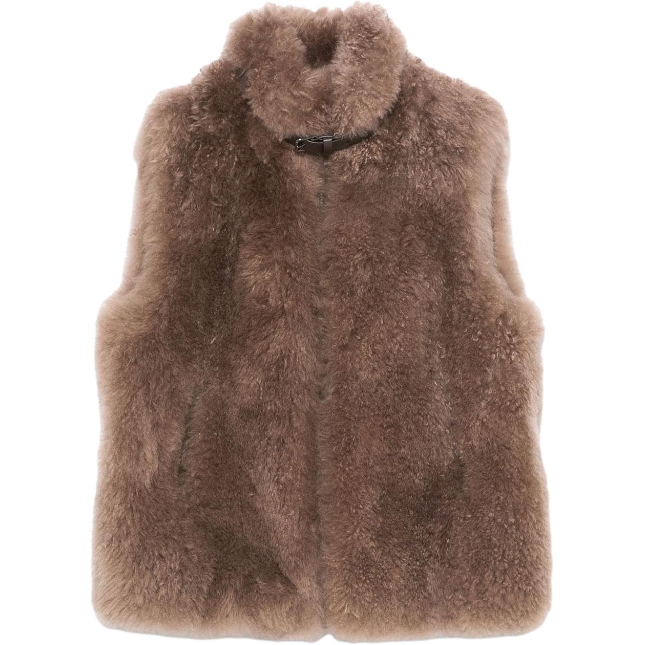 Безрукавка на молнии с утеплителем Brunello Cucinelli, бежевый
Безрукавка на молнии с утеплителем Brunello Cucinelli, бежевый