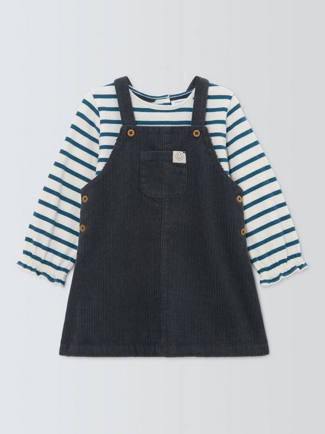 Комплект из вельветового сарафана и блузки с длинными рукавами для малышей John Lewis, Blue
Комплект из вельветового сарафана и блузки с длинными рукавами для малышей John Lewis, Blue