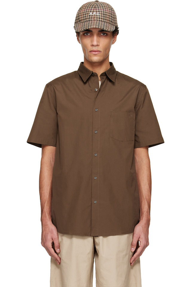 A.P.C. Коричневая рубашка Барта
A.P.C. Коричневая рубашка Барта