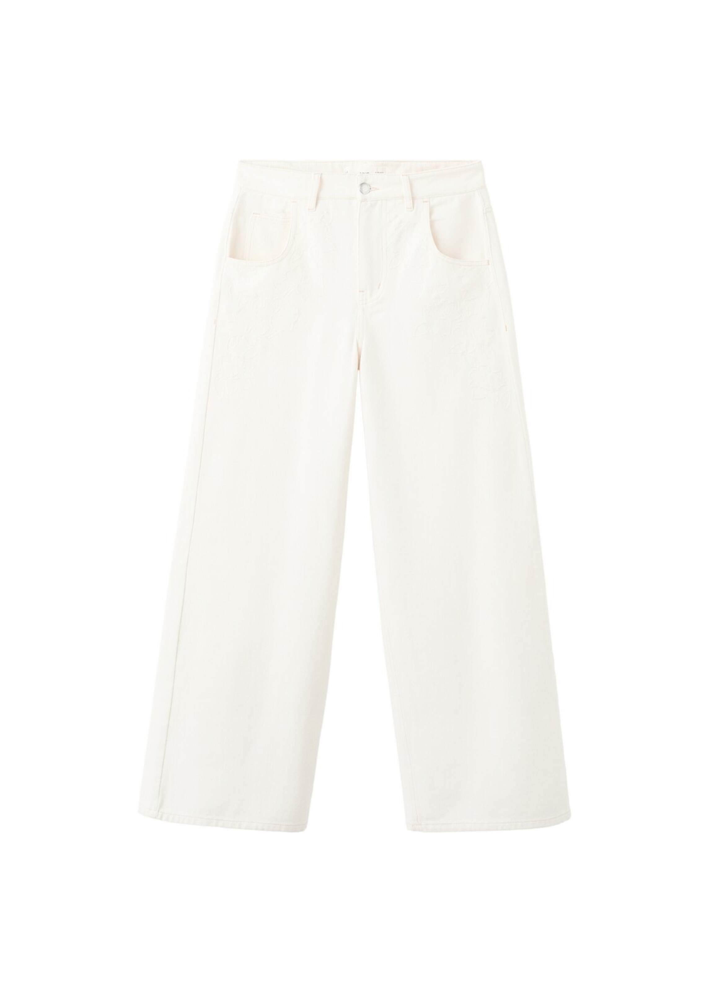 MANGO Джинсы с широкими штанинами 'Marine-h' в крапчатом белом цвете
MANGO Джинсы с широкими штанинами 'Marine-h' в крапчатом белом цвете