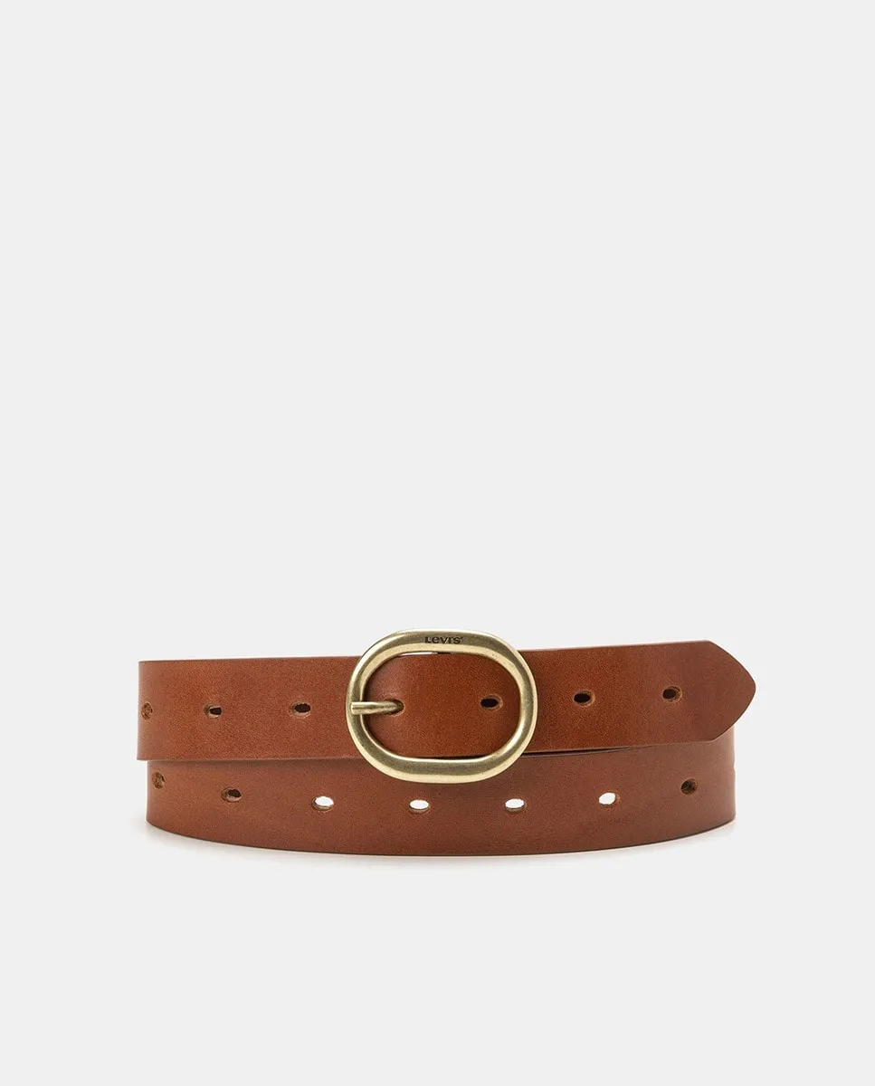 Пояс high-low belt Levi'S, коричневый
Пояс high-low belt Levi'S, коричневый
