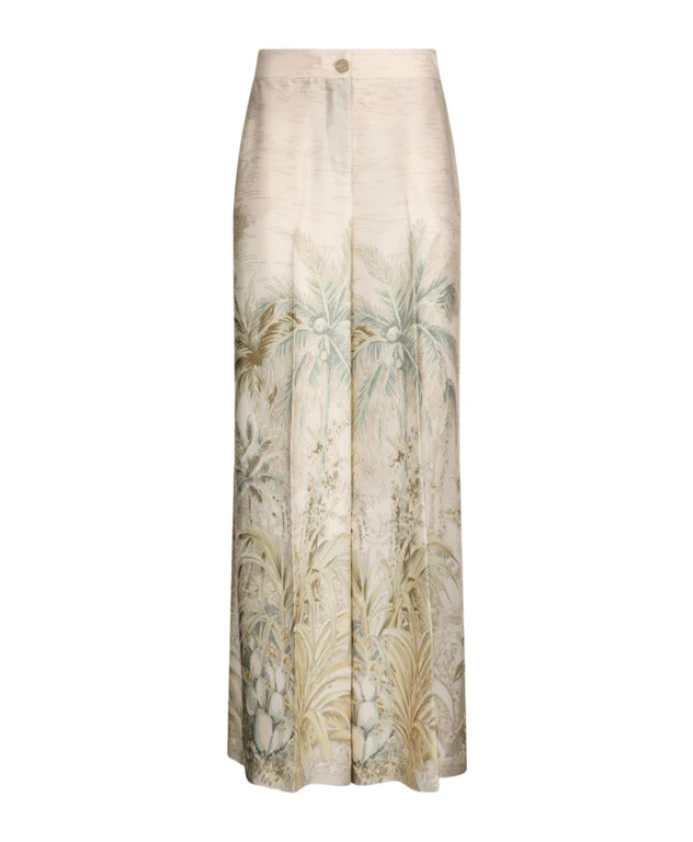 Зеленые брюки-палаццо с принтом в виде джунглей Liu Jo, мультиколор
Зеленые брюки-палаццо с принтом в виде джунглей Liu Jo, мультиколор