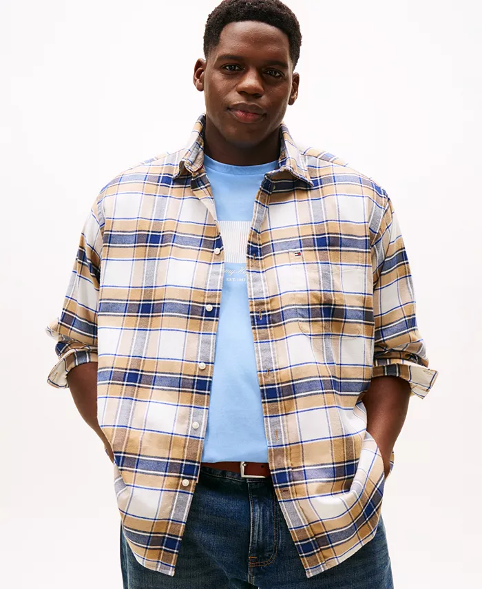 Мужская рубашка Big and Tall Tartan Check Regular Fit Tommy Hilfiger, желтый
Мужская рубашка Big and Tall Tartan Check Regular Fit Tommy Hilfiger, желтый