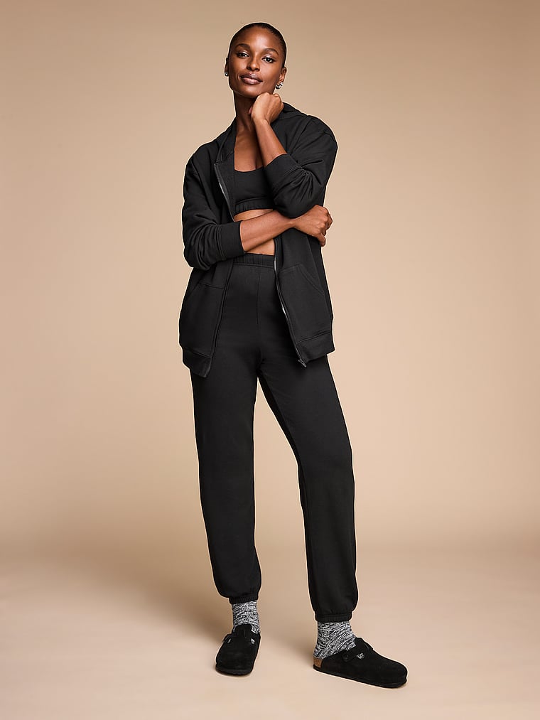 Толстовка с капюшоном из модального флиса с начесом и молнией по всей длине Victoria'S Secret, черный
Толстовка с капюшоном из модального флиса с начесом и молнией по всей длине Victoria'S Secret, черный