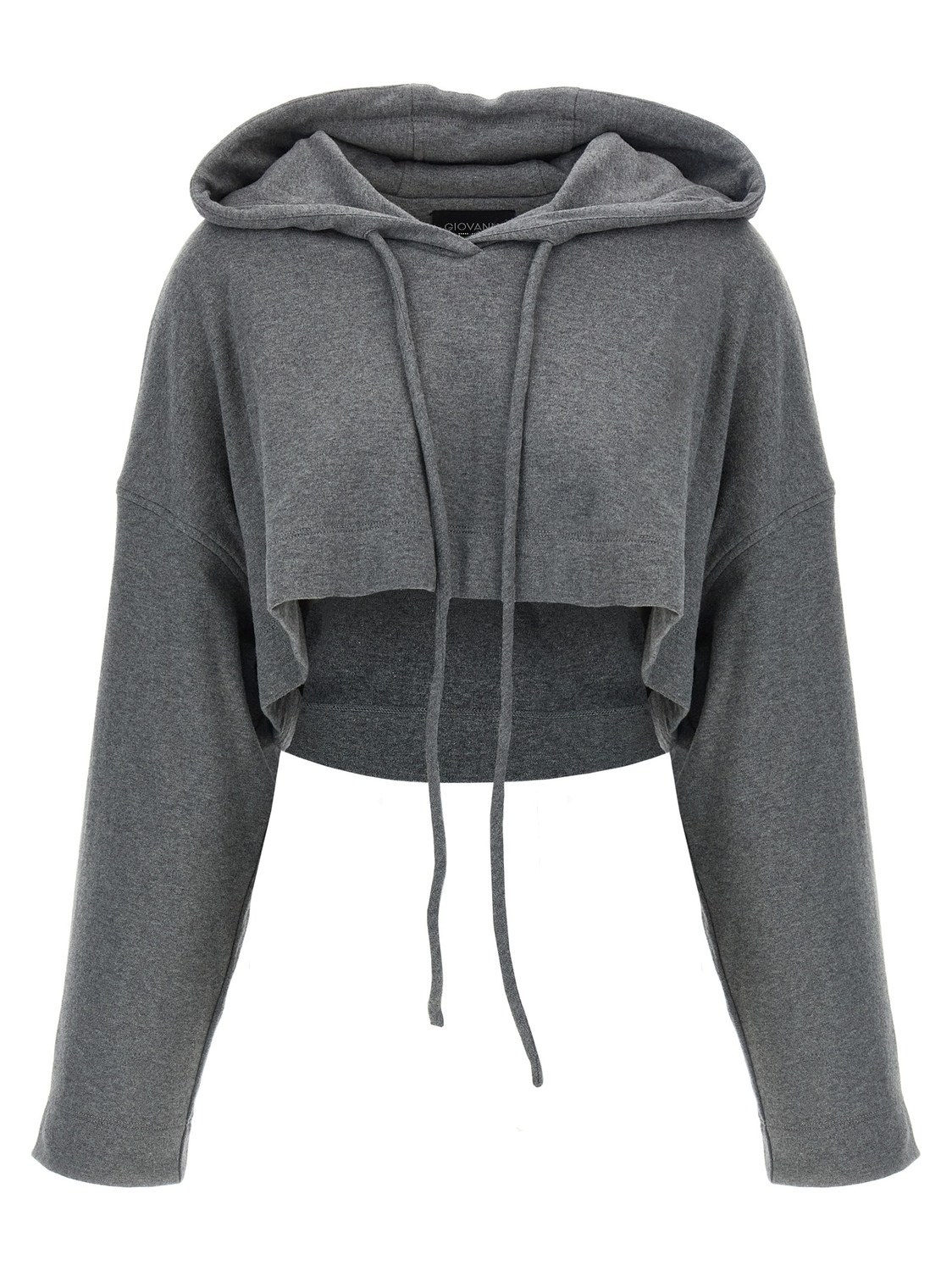 Укороченное худи Giovanni Bedin, серый
Укороченное худи Giovanni Bedin, серый